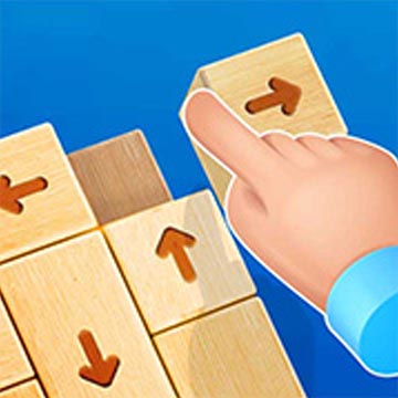 Wood Block Tap Away game