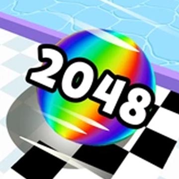 Ball Run 2048 game